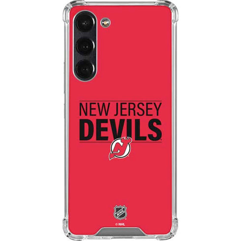 NHL New Jersey Devils Lineup Galaxy S24 FE Clear Case